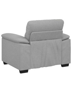 Divano Sedia Grigio Nuvola 55 cm in Tessuto