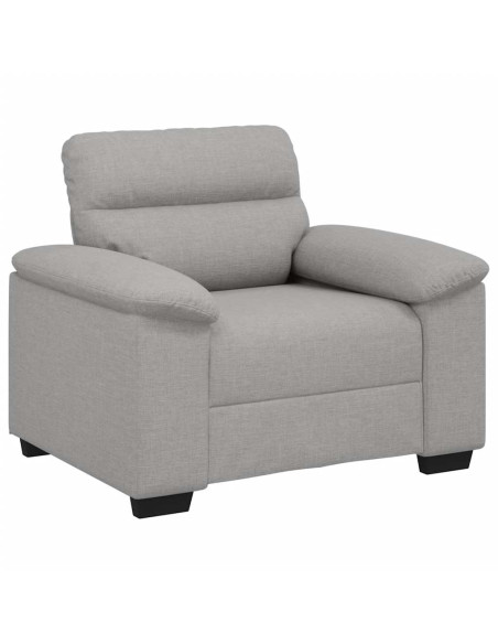 Divano Sedia Grigio Nuvola 55 cm in Tessuto