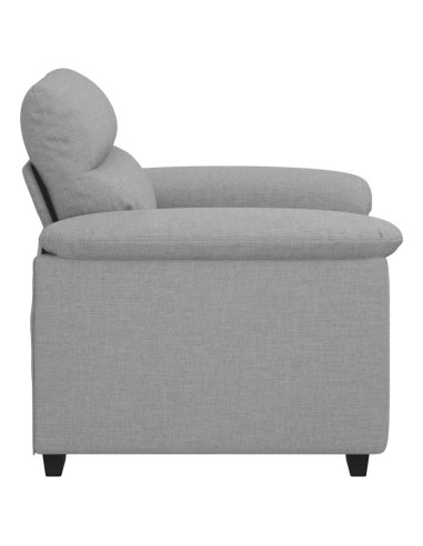 Divano Sedia Grigio Nuvola 55 cm in Tessuto