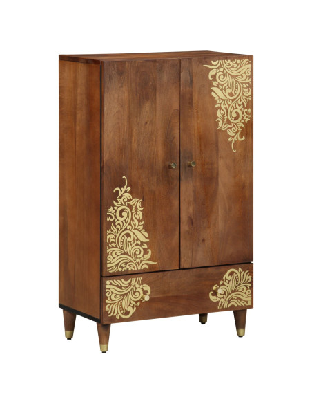 Alto Mobile 60x33x100 cm Legno Massello Mango