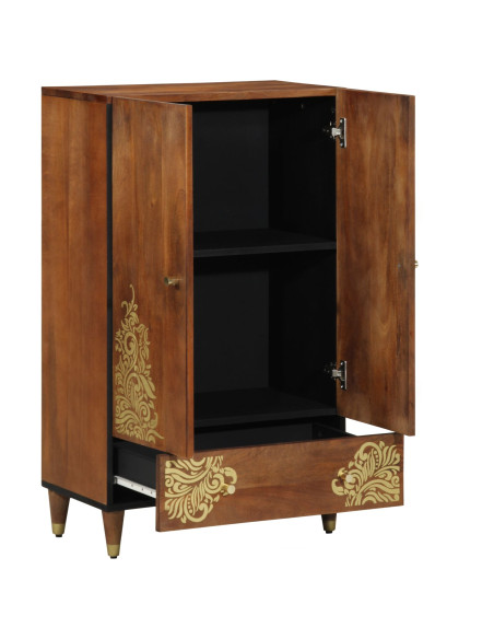 Alto Mobile 60x33x100 cm Legno Massello Mango
