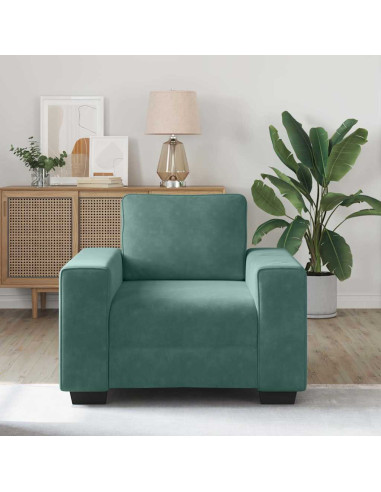 Divano Sedia Verde Scuro 60 cm Velluto