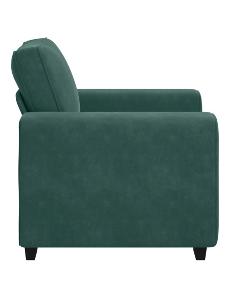Divano Sedia Verde Scuro 60 cm Velluto