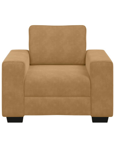 Divano Sedia Marrone 60 cm Velluto