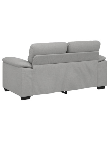 Divano a 2 Posti Grigio Nuvola 120 cm in Tessuto