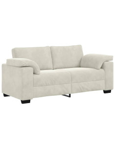 Divano Divanetto Crema 140 cm in Velluto