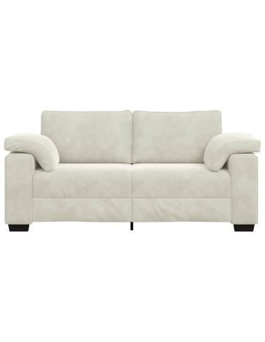 Divano Divanetto Crema 140 cm in Velluto