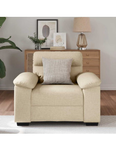 Poltrona Crema 60 cm in Tessuto 2