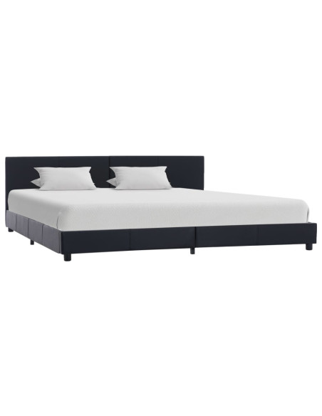 Giroletto Nero in Similpelle 180x200 cm