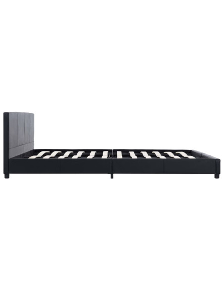 Giroletto Nero in Similpelle 180x200 cm