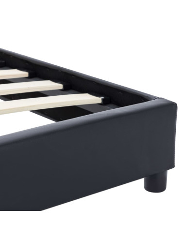 Giroletto Nero in Similpelle 180x200 cm