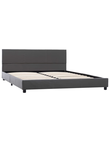 Giroletto Grigio in Similpelle 160x200 cm