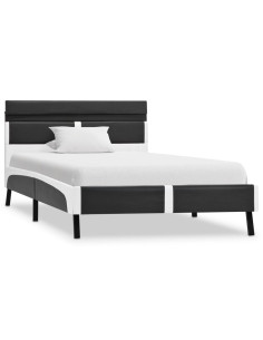 Giroletto con LED senza Materasso Grigio in Similpelle 90x200cm 2