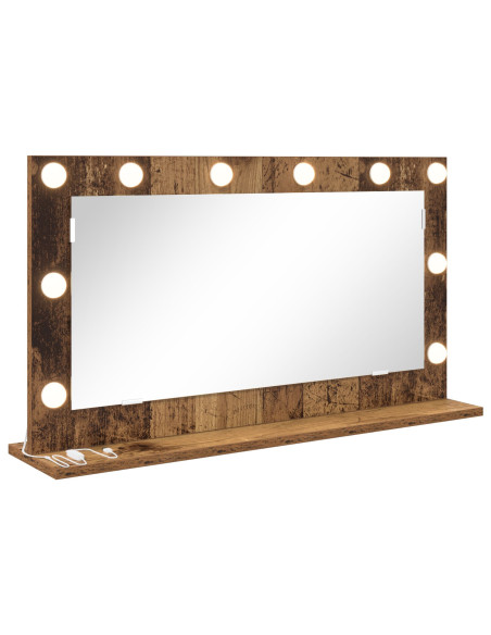Specchio da Toeletta  Legno Antico Legno, Vetro 80 x 45 x 18 cm