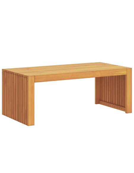Tavolo da Caffè da Giardino 90x45x35 cm Legno Massello di Acacia