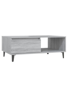 Tavolino da Salotto Grigio Sonoma 90x60x35 cm in Truciolato