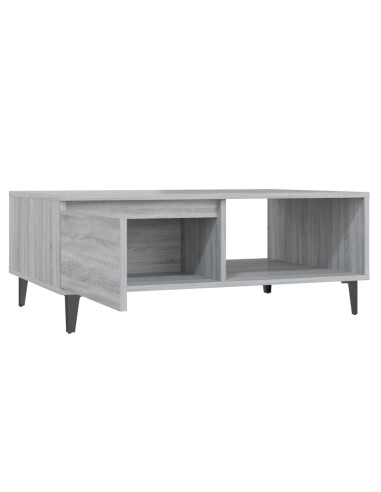 Tavolino da Salotto Grigio Sonoma 90x60x35 cm in Truciolato
