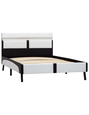 Giroletto con LED Bianco e Nero in Similpelle 90x200 cm