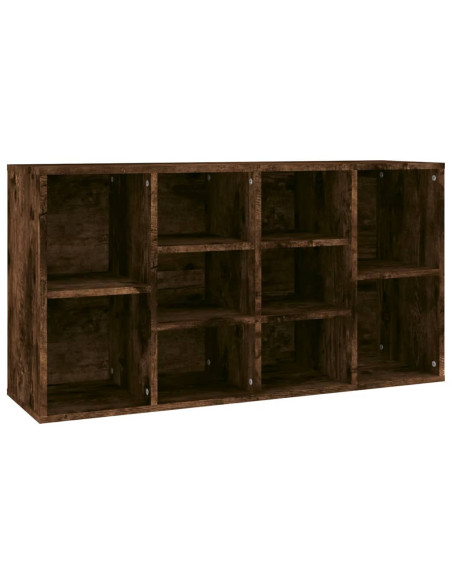 Scarpiera Rovere Fumo 103x30x54,5 cm in Legno Multistrato