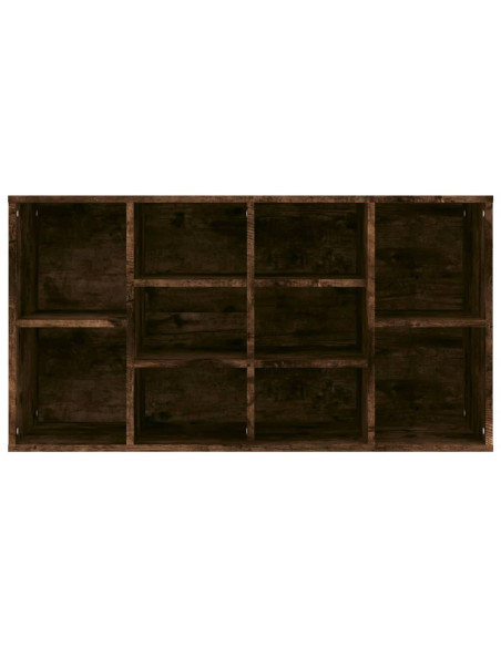 Scarpiera Rovere Fumo 103x30x54,5 cm in Legno Multistrato