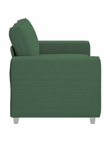 Divano Divanetto Verde giungla 120cm Tessuto di Velluto a Coste