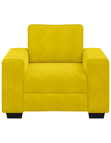 Divano Sedia Giallo 60 cm Velluto