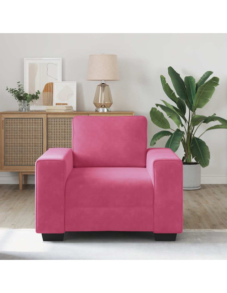 Divano Sedia Rosso Vino 60 cm Velluto