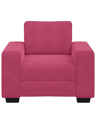 Divano Sedia Rosso Vino 60 cm Velluto