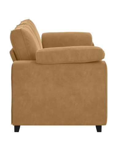 Divano Divanetto Marrone 180x77x82 cm in Velluto
