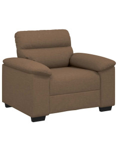 Poltrona Marrone 60 cm in Tessuto