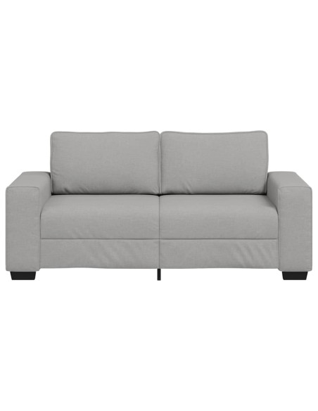 Divano a 2 Posti Grigio Nuvola 140 cm in Tessuto