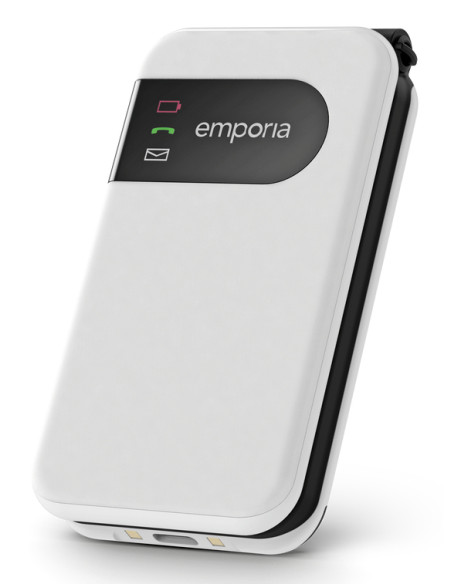 Emporia SIMPLICITYglam.4G 7,11 cm (2.8") Bianco Telefono per anziani