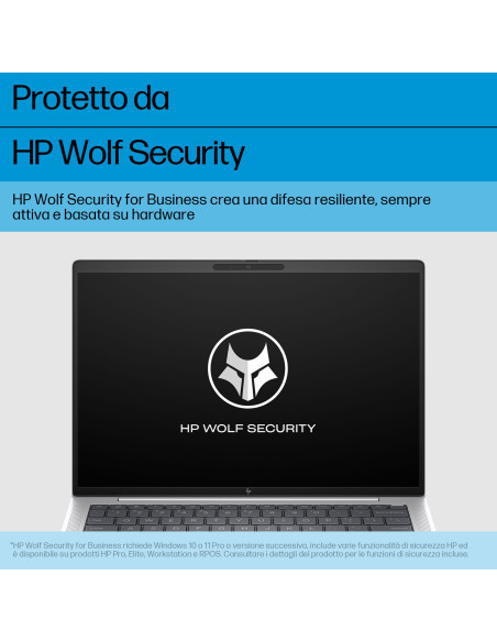HP EliteBook 1040 G11 Intel Core Ultra 7 155H Computer portatile 35,6 cm (14") WUXGA 16 GB LPDDR5x-SDRAM 512 GB SSD Wi-Fi 6E (80