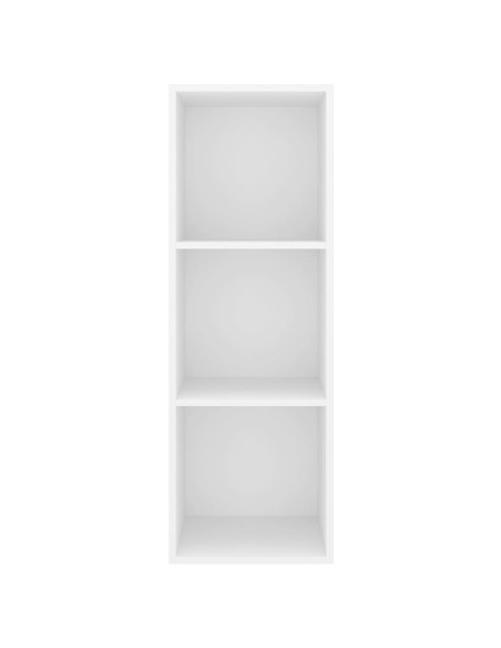 Mobile TV da Parete Bianco 37x37x107 cm in Legno Multistrato