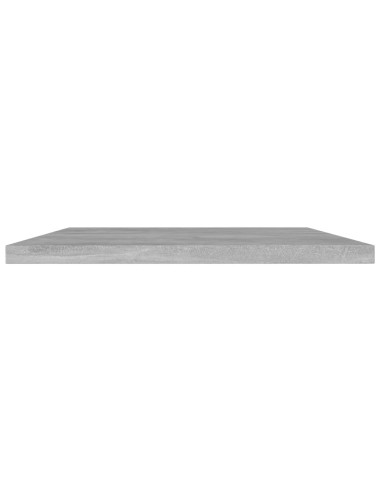Ripiani Libreria 4pz Grigio Cemento 100x20x1,5cm Multistrato