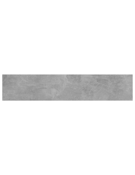 Ripiani Libreria 4pz Grigio Cemento 100x20x1,5cm Multistrato
