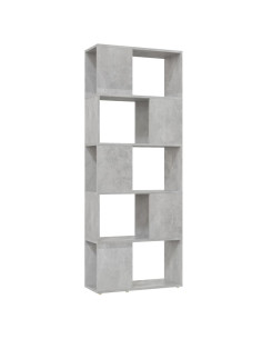 Libreria/Divisorio Grigio Cemento 60x24x155 cm
