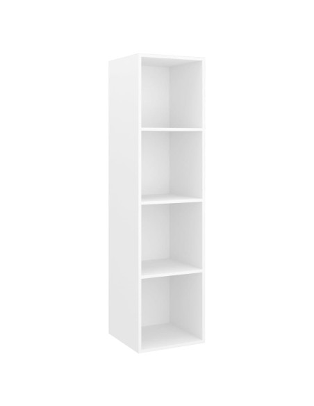 Set Mobile TV 2 pz Bianco in Truciolato