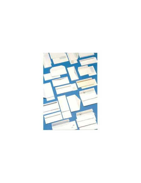 CF500BUSTE BIANC COMMERC 11X23 GR80