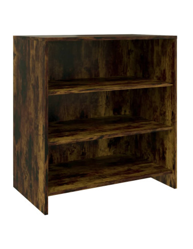 Credenze 3 pz Rovere Fumo in Legno Multistrato