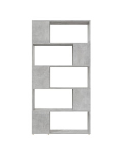 Libreria/Divisorio Grigio Cemento 80x24x155 cm in Truciolato 2