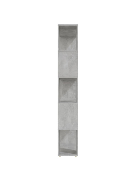 Libreria/Divisorio Grigio Cemento 80x24x155 cm in Truciolato