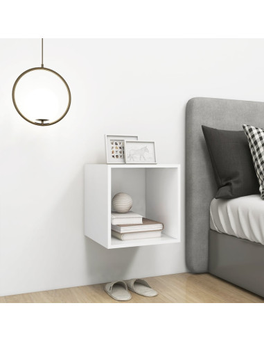 Armadietto a Muro Bianco 37x37x37 cm in Legno Multistrato