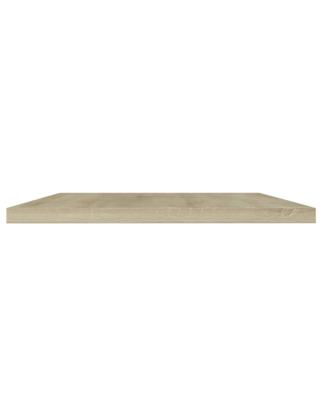 Ripiani per Libreria 4pz Rovere Sonoma 100x20x1,5cm Multistrato