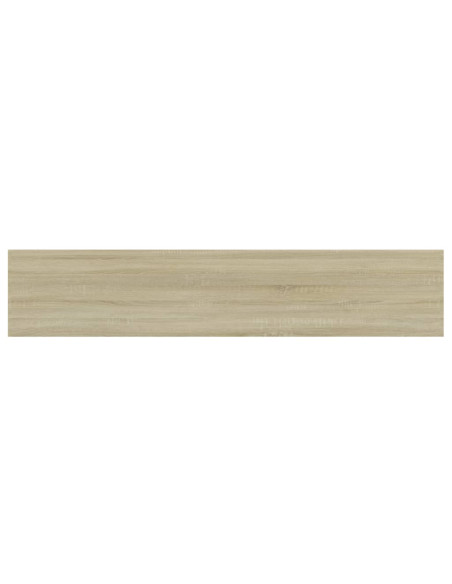 Ripiani per Libreria 4pz Rovere Sonoma 100x20x1,5cm Multistrato