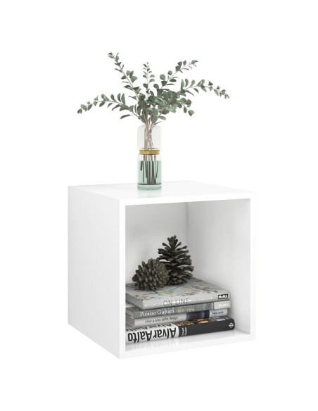 Mobili a Muro 2pz Bianchi 37x37x37 cm in Legno Multistrato