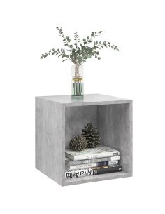 Mobile a Muro Grigio Cemento 37x37x37 cm in Legno Multistrato 2