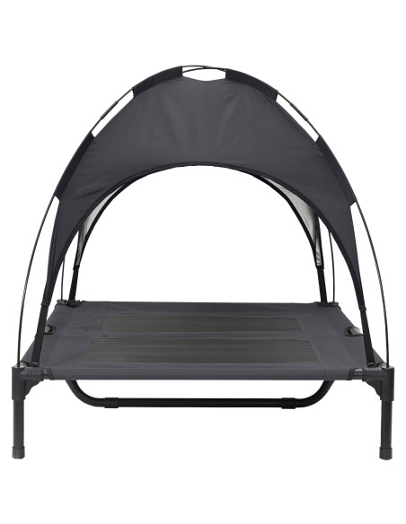 Letto per Cani Nero 92 x 77 x 82,5 cm Acciaio