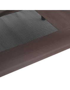 Letto per Cani Marrone 122 x 93 x 106,5 cm Acciaio