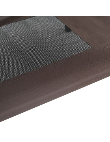 Letto per Cani Marrone 122 x 93 x 106,5 cm Acciaio